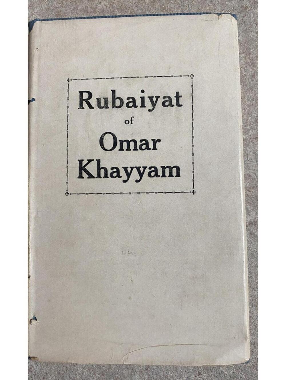 Rubaiyat Of Omar Khayyam R F Fento And Co 1900